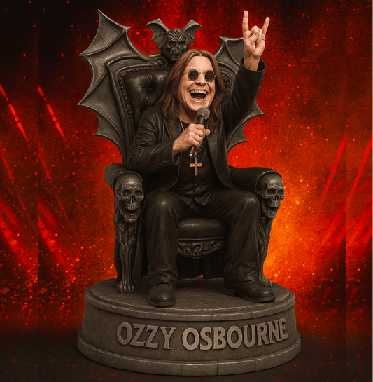 LIMITED EDITION - PREMIUM OZZY OSBOURNE ACRYLIC BLOCK PLAQUE