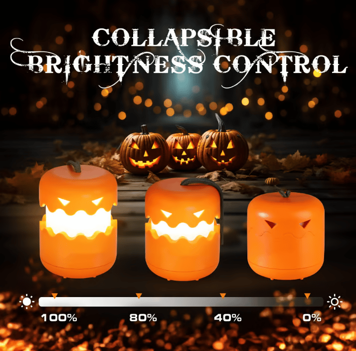 🏆Limited Sale⚡Almost Gone-💥🎃 Halloween Pumpkin Camping Lantern